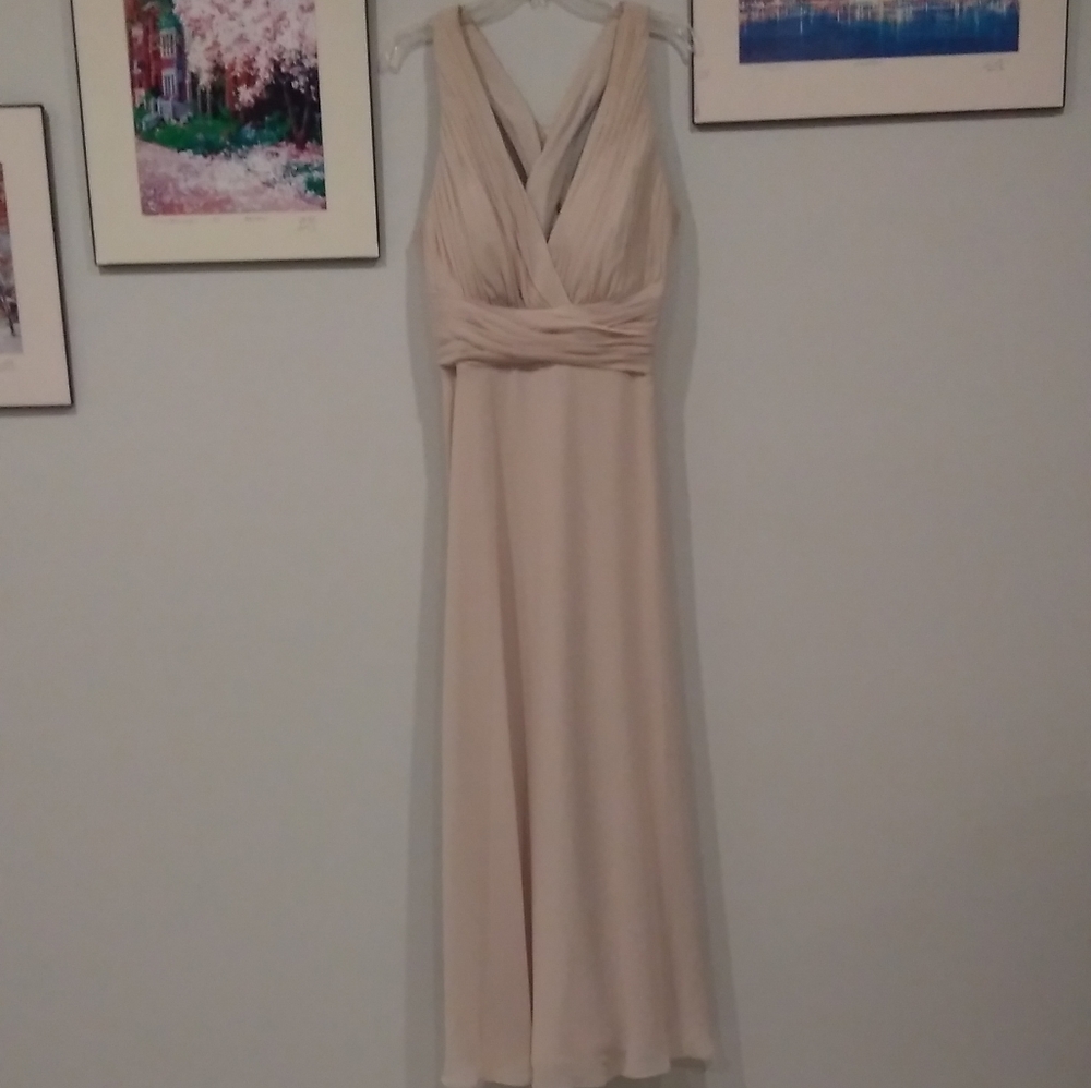 Bella Bridesmaid Champagne Dress